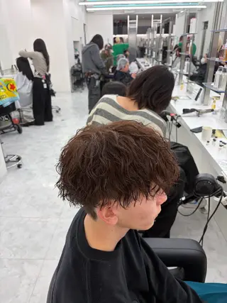 カラー パーマ メンズ SEIGO/カット /メンズパーマ🔥のヘアスタイル