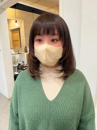 ミディアム 無料カットモデル‪✨ ✂️Nanami🌷のヘアスタイル