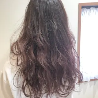 ロング カラー 大石 陽菜のヘアスタイル