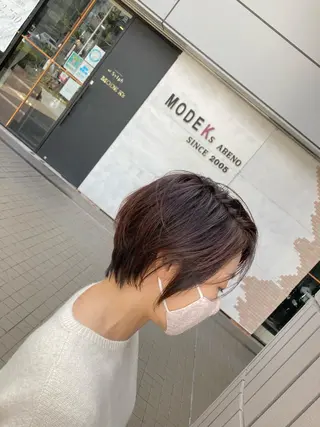 ショート カラー SHAFT Ieiriのヘアスタイル