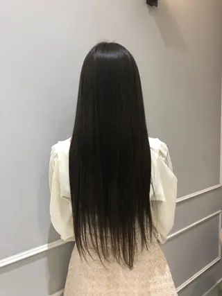 ロング 似合わせ艶髪カラー ❤️ハダユミのヘアスタイル