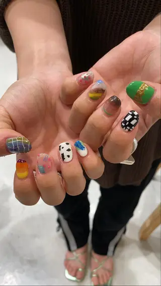 ネイル 平野葵🎀 hair/nailのネイルデザイン