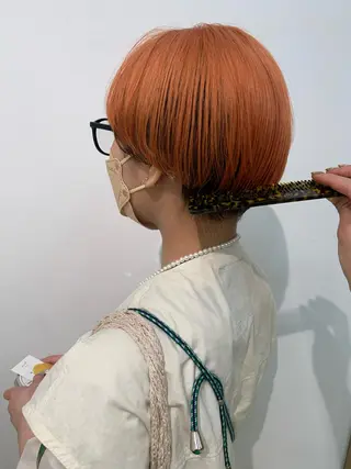 ショート カラー ベージュ/透明感/ 桃子🎀のヘアスタイル