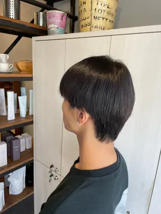 ショート メンズ オオシマ ミユのヘアスタイル