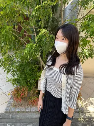 ロング 亀川蓮 Agu hairのヘアスタイル