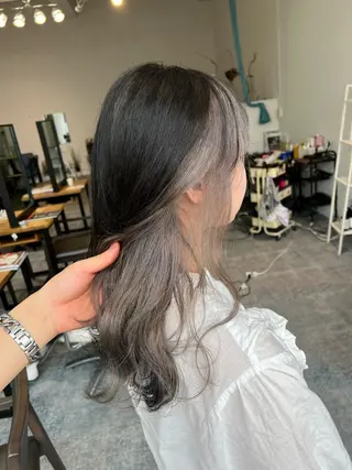 セミロング カラー 🌈re-room EIKI🇰🇷のヘアスタイル