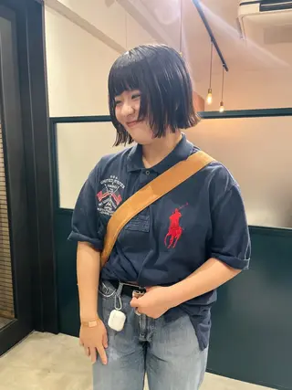 ショート 暖色/パーマ 🌼クニトウメイのヘアスタイル