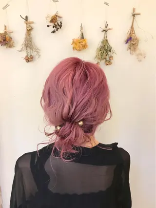 セミロング ヘアアレンジ マンツーマン 縮毛矯正/マユコのヘアスタイル