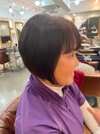 ショート カラーが上手い 辻悠月のヘアスタイル