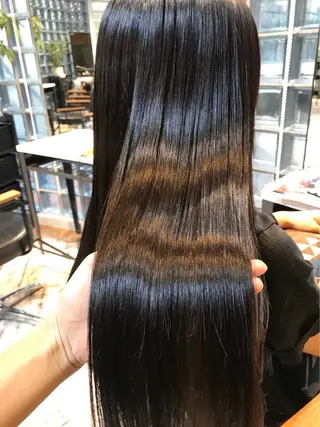 ロング 🌷ブリーチ縮毛矯正 /mina🌷のヘアスタイル