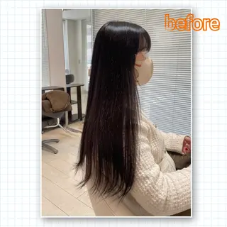 ロング アミーベル🧸🧡 本店✂️しおりのヘアスタイル