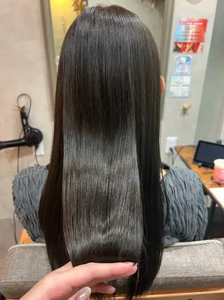 ロング カラー OxO Hair 南柏所属・寺田 彩記のヘアスタイル