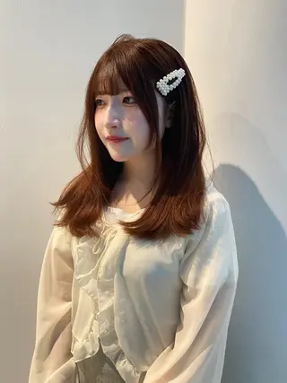 セミロング カラー mai / linoah˚✧のヘアスタイル