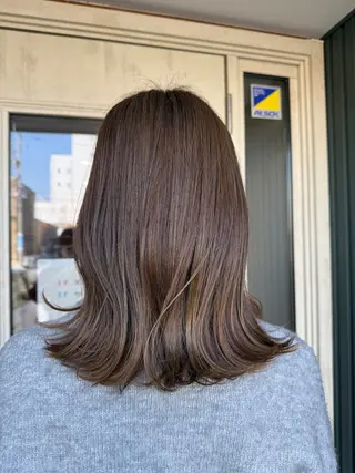 ミディアム 酒井 成貴のヘアスタイル