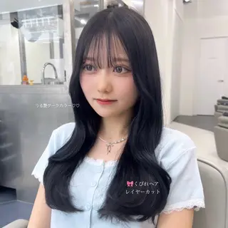 ミディアム カラー ヘアアレンジ 最新艶髪トレンド￤ ヘア￤miyu🐒♡のヘアスタイル