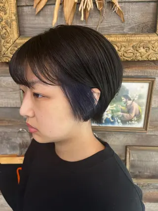 カラー 飯田 ほのかのヘアスタイル
