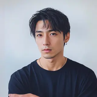 ショート カラー パーマ CLUTCH天王寺 西藤遥河のヘアスタイル