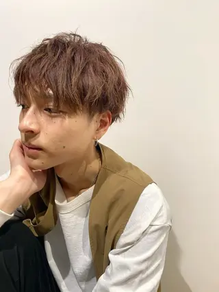 ショート カラー メンズ GO TODAY SHAiRE SALON Arc店所属・🉐メンズヘア特化 men's/ケンイチのヘアスタイル
