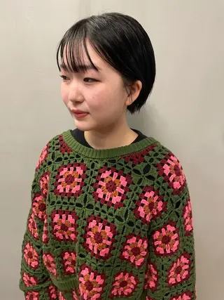 ショート カラー パーマ ヘアアレンジ メンズ キッズ ネイル マツエク・マツパ tatsumi/ボブ ウルフ/レイヤーのヘアスタイル