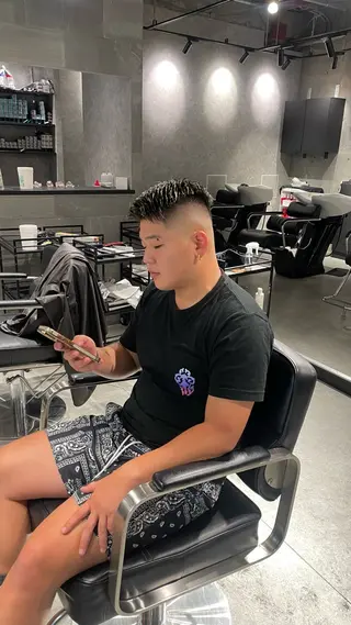 ショート メンズ 野髙 昂大のヘアスタイル