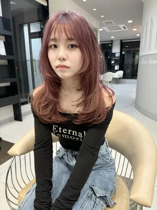 カラー 畑 雄貴のヘアスタイル