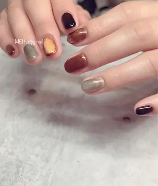 ネイル 北浦和 自爪育成ケアのネイルデザイン