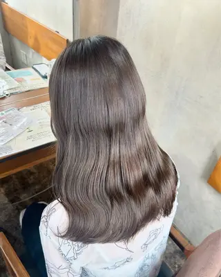 セミロング カラー RINO/似合わせ /女性専用🍑のヘアスタイル