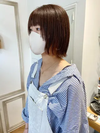 ショート カラー merc.🌿💚 八幡真衣のヘアスタイル