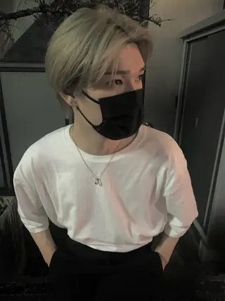 ショート カラー メンズ KAH所属・Koichi Satoのヘアスタイル