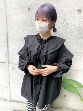 ミディアム カラー kimika🥑 メンズ/髪質改善のヘアスタイル