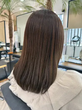 セミロング disco hair AVEDA所属・中島 姫翠のヘアスタイル