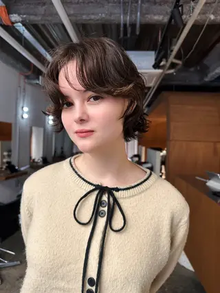 パーマ tuna   トゥナ所属・藤川 暖士のヘアスタイル