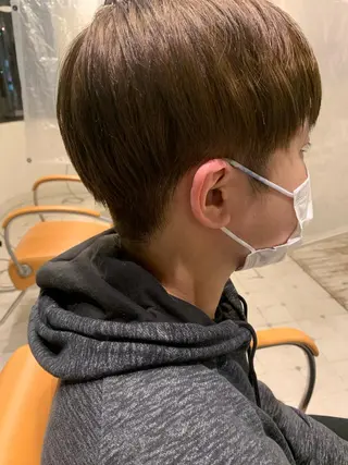 ショート メンズ 小沼采唯👧🏼 海好きオヌちゃんのヘアスタイル