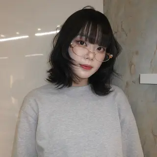 ミディアム 表参道 透明感カラー kanako✧*｡のヘアスタイル