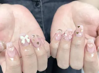 ネイル na🎀🎀na ちゅるちゅるのネイルデザイン