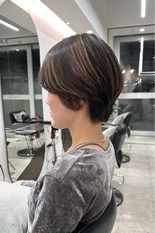 ショート あいこ/ハンサム ショート/銀座🌷のヘアスタイル