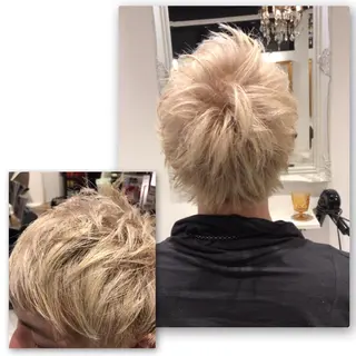 ショート カラー パーマ メンズ 二児のパパで店長な 戸田健治のヘアスタイル