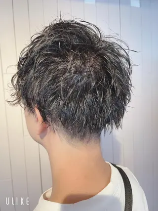 ショート パーマ メンズ ❣️モードケイズ塚口 和田一将のヘアスタイル