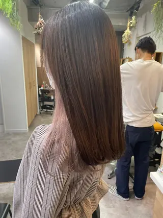 ロング カラー 艶カラー/縮毛矯正/ ケア/アレンジ/桜悠のヘアスタイル