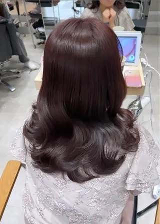 カラー 松下 奈央のヘアスタイル