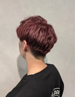 カラー パーマ メンズ hair＆make EARTH センター南店所属・山下 仁愛のヘアスタイル