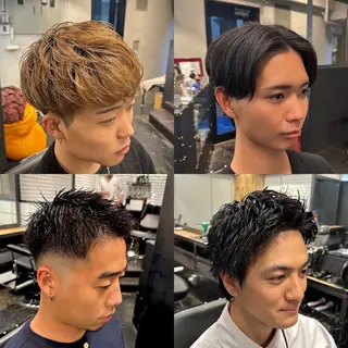 ショート メンズ ツイスパ/メンズ パーマ/歩夢のヘアスタイル