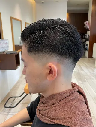 ショート メンズ パーマ/フェード🔥 佐々木波人のヘアスタイル