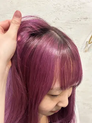 カラー yuuna/ Lay.のヘアスタイル