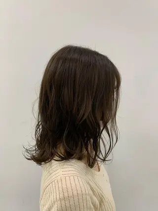 ミディアム 🥀韓国ヘア🥀 宮津真菜のヘアスタイル