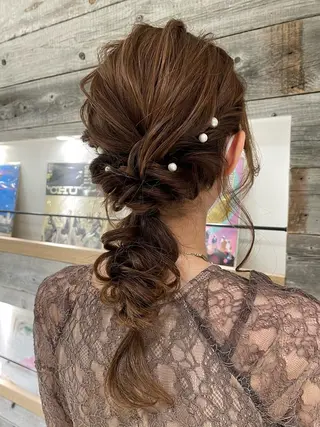 ヘアアレンジ 卒業式受付中🌻 肥田亜沙美のその他イメージ