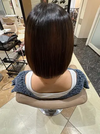 ミディアム 髪質改善カラー なーこ💖🌈のヘアスタイル