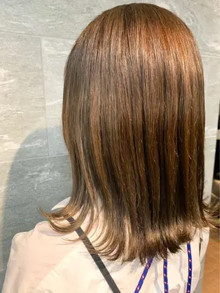 ミディアム カラー 髪質改善✨/中屋敷 はじめのヘアスタイル