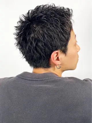 ショート ヘアアレンジ メンズ 理容シャイニー 中里店所属・櫻井 亮汰のヘアスタイル