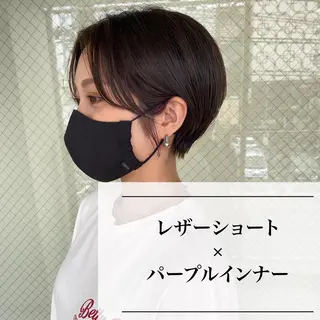 ショート カラー 進 詩織のヘアスタイル